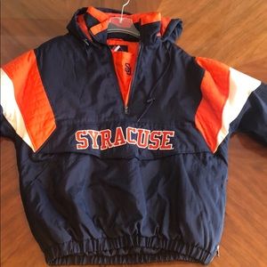 Syracuse University hooded puffy winter jacket